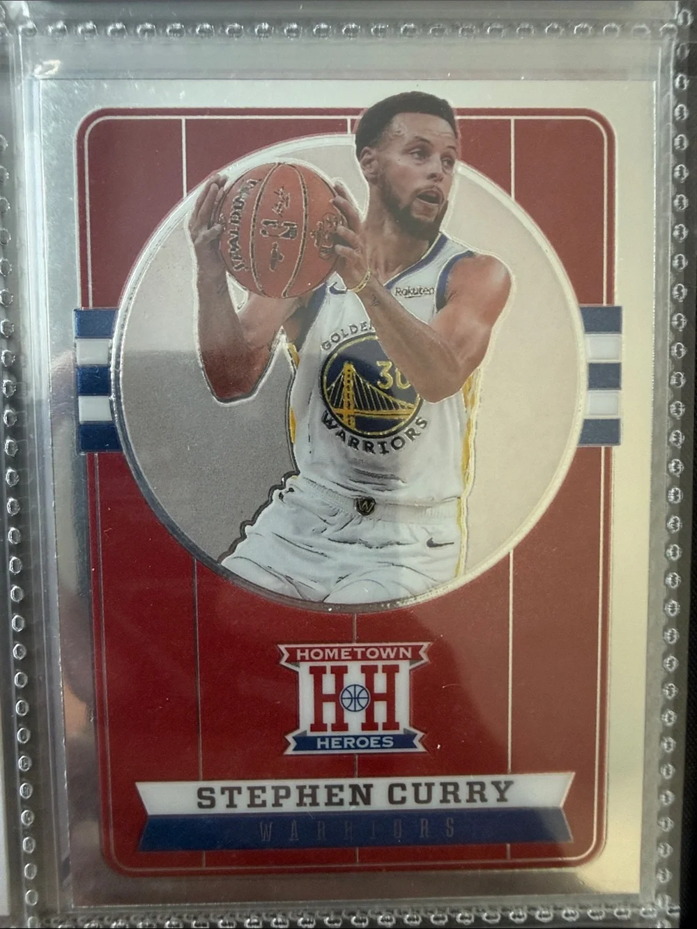 Stephen Curry Hometown Heroes Basketball Card - Red